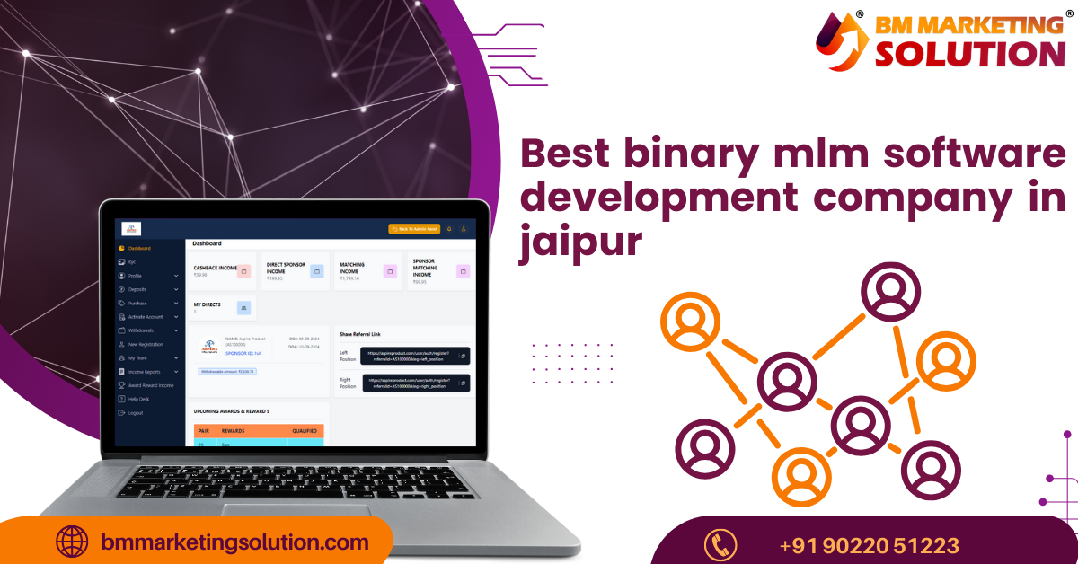 best binary MLM software development company in Jaipur