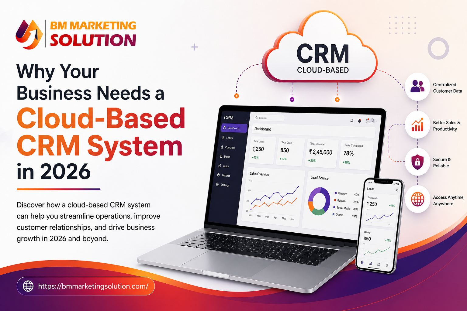 Cloud CRM system for business growth in 2026
