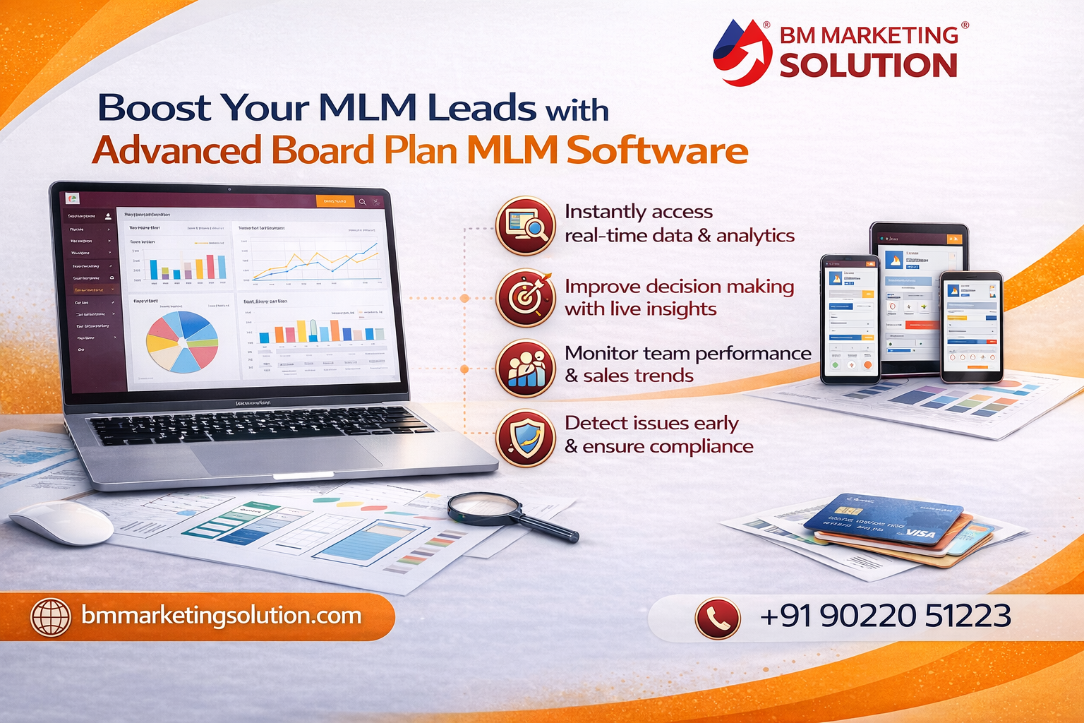 Affordable Board Plan MLM Software Dashboard Design