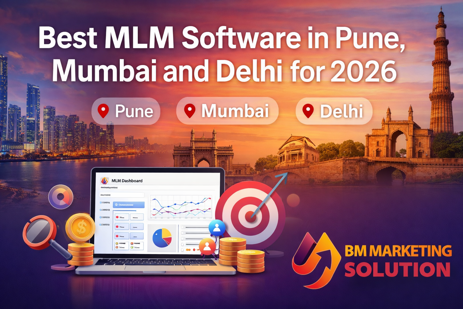 MLM software with real-time reporting dashboard