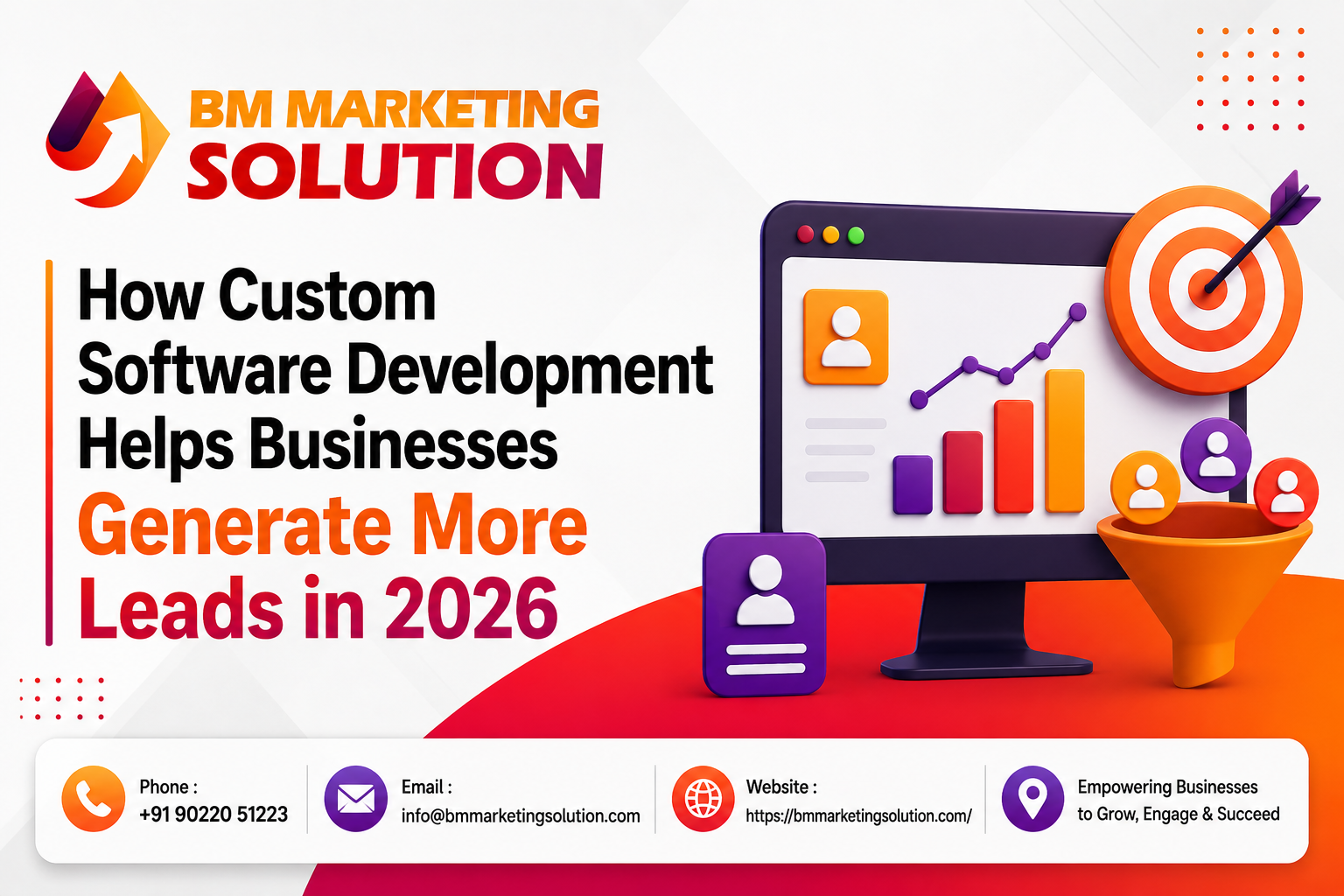 Custom software development for business lead generation