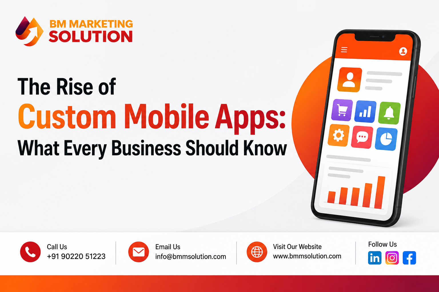 Custom Mobile Apps helping businesses improve customer engagement and business growth
