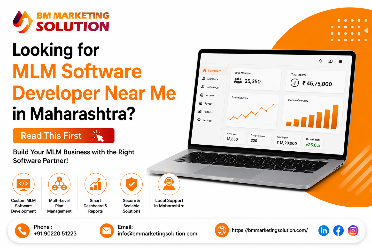 Professional MLM Software Developer Near Me in Maharashtra providing custom Network Marketing Software and MLM Software Solutions Maharashtra for business growth