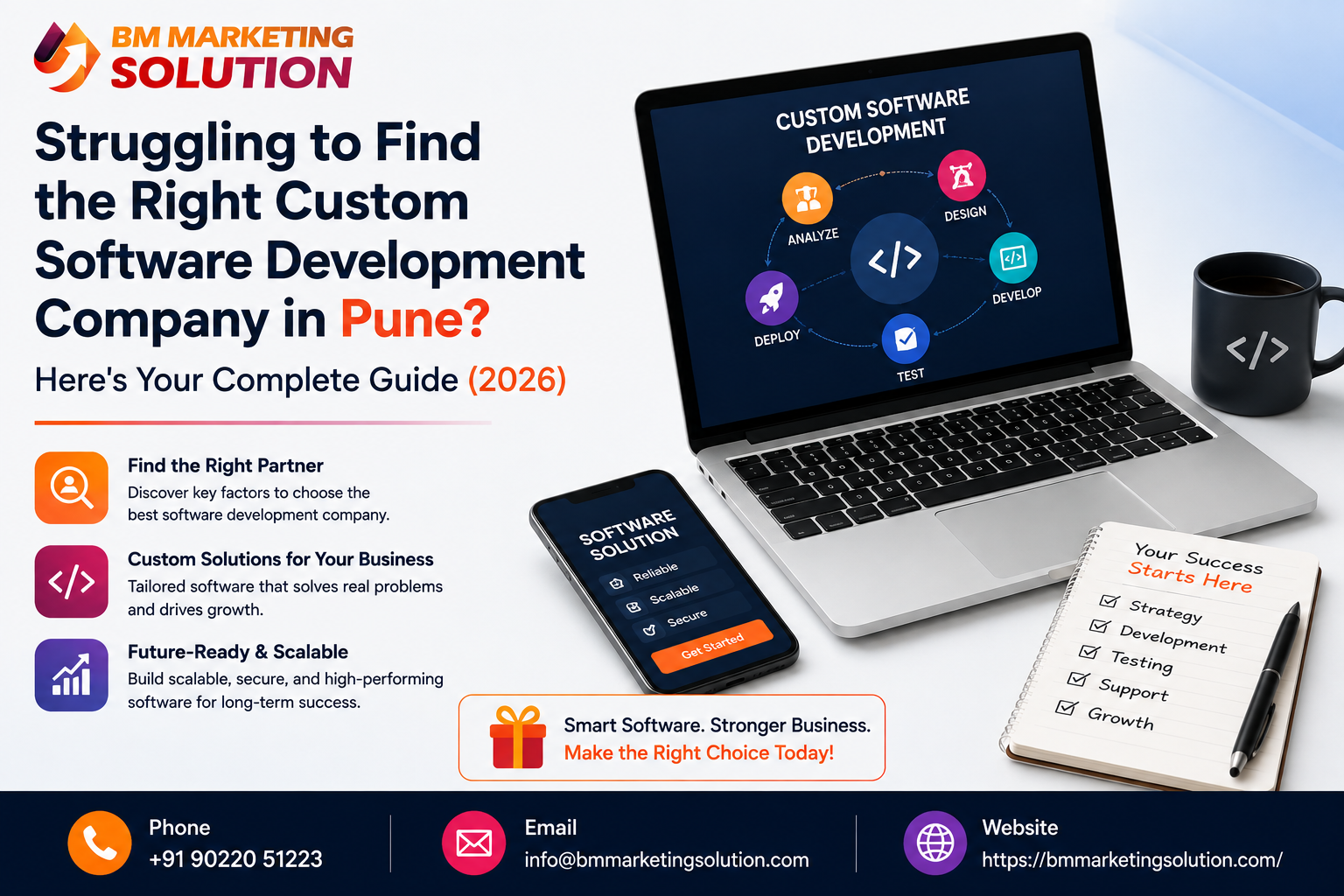 Custom Software Development Company in Pune providing tailored software solutions for businesses