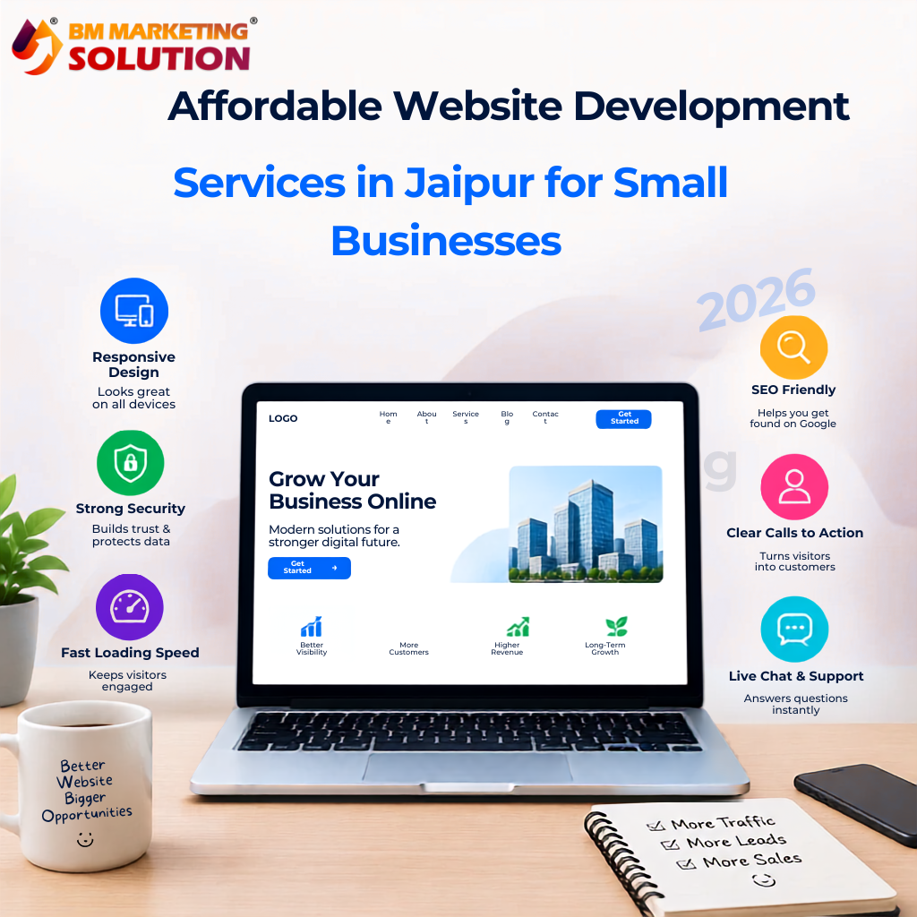 Affordable website development services in Jaipur for small businesses