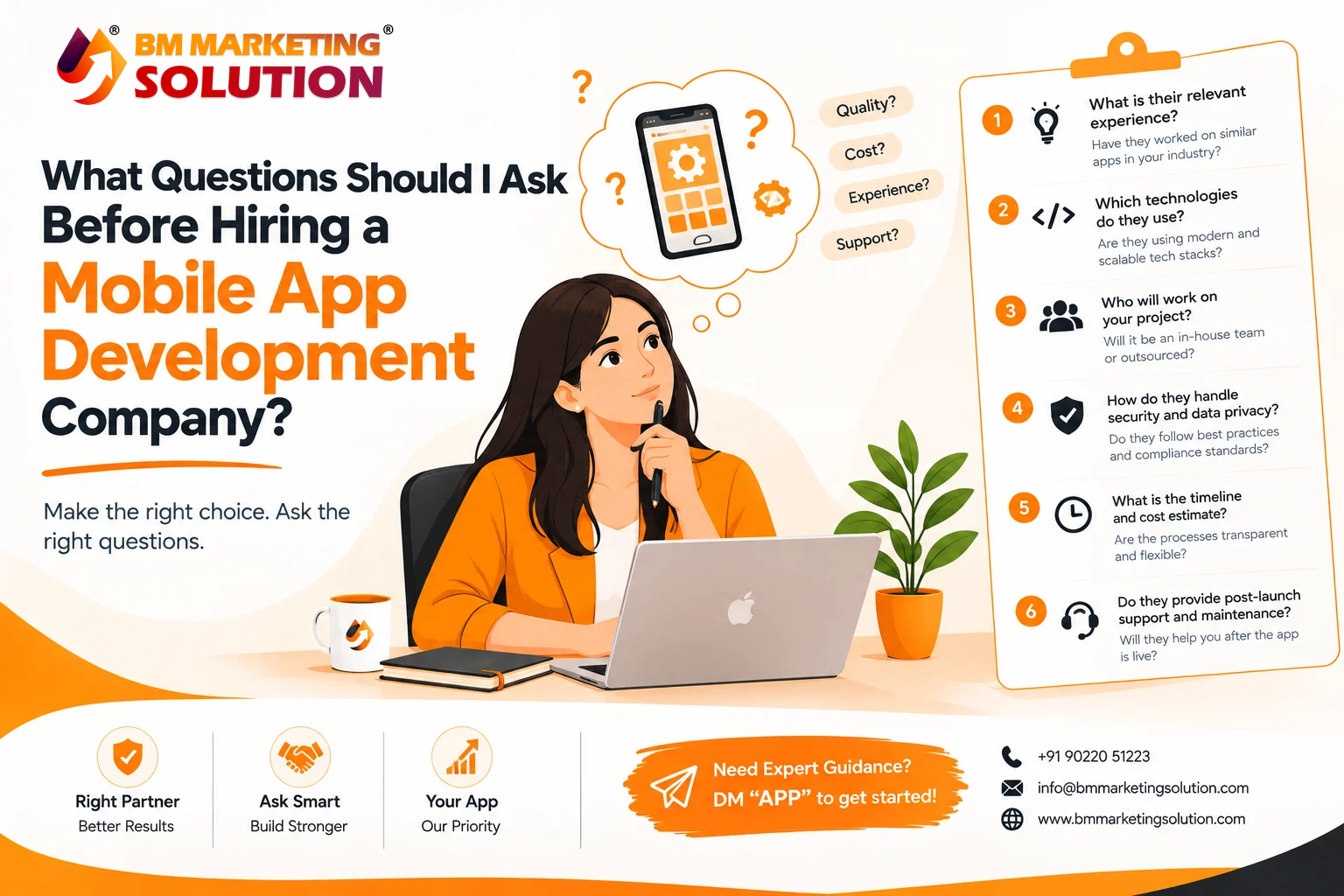 What to ask before hiring a mobile app development company