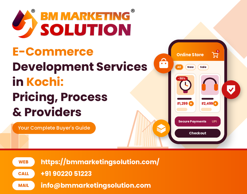 E-commerce development services in Kochi for building a modern online store