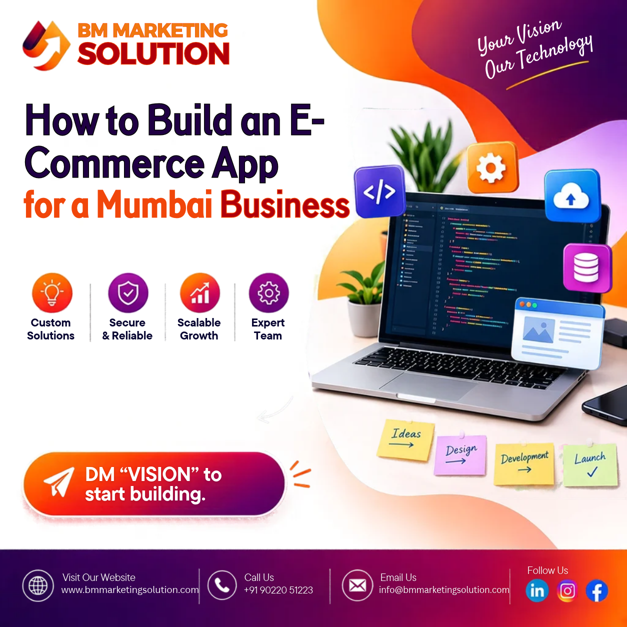E-commerce app development for a Mumbai business with online shopping and secure payment features