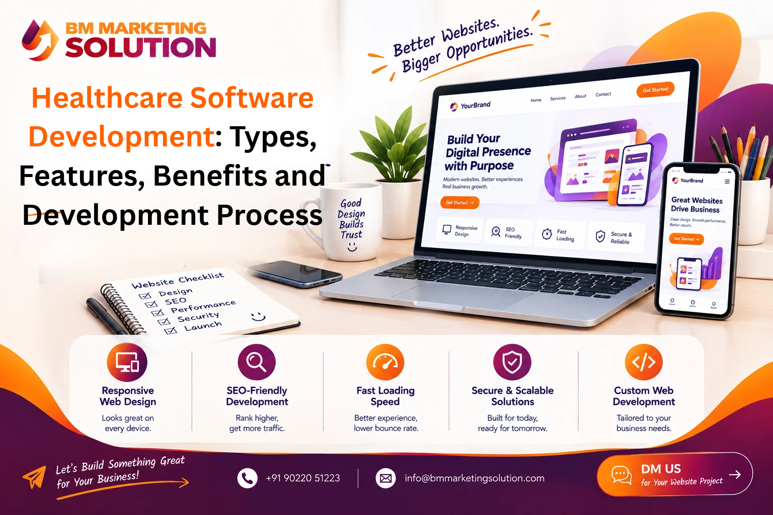 Healthcare Software Development solutions for hospitals and healthcare providers